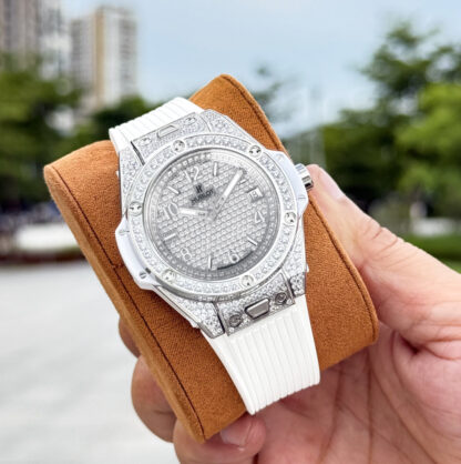 Hublot Big Bang "One Click" Stainless Steel Rainbow Watch - Image 2