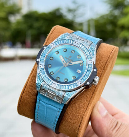 Hublot Big Bang "One Click" Stainless Steel Rainbow Watch - Image 2