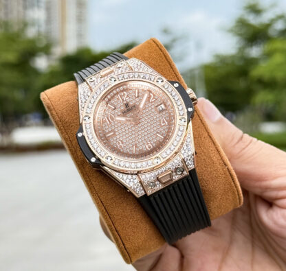Hublot Big Bang "One Click" Stainless Steel Rainbow Watch - Image 2