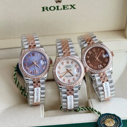 Rolex women's 31-size Datejust wristwatch