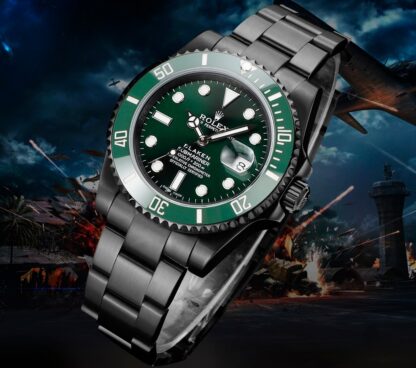 Rolex matte black carbon steel king - Image 2