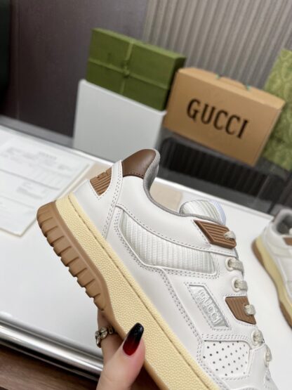 Gucci high and low top distressed sneakers - Image 2