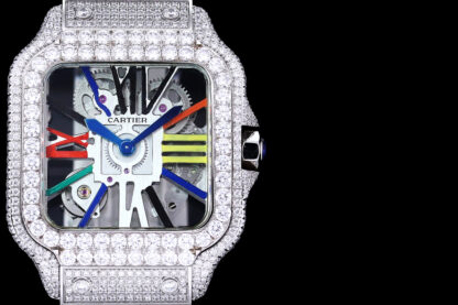 Cartier skeleton mechanical watch - Image 2