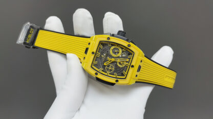 Hublot Tonneau Yellow Ceramic Watch - Image 2