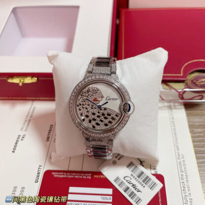 Cartier Blue Balloon Series Luxury Retro Elegant Watch - Image 2