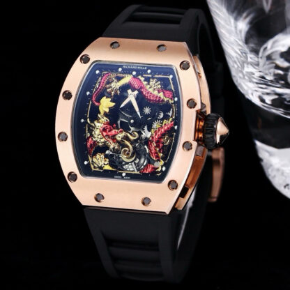 RichardMille Jackie Chan Coiled Dragon Tourbillon Watch - Image 2