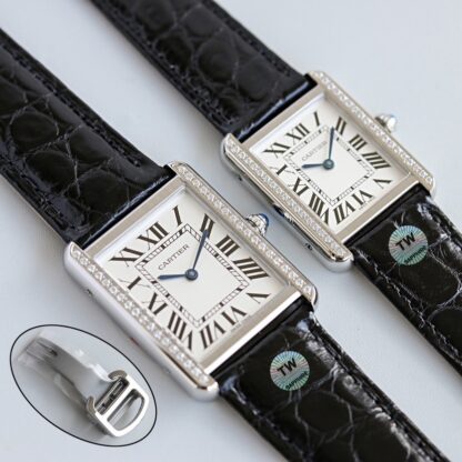 Cartier classic tank series low-key elegant watch - Image 2
