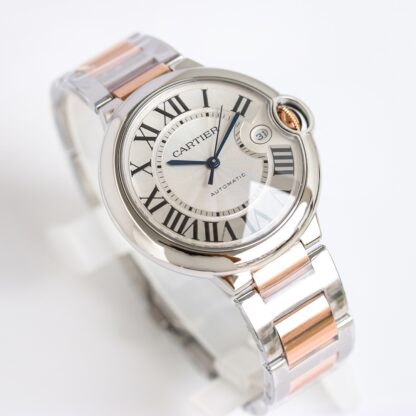Cartier Blue Balloon Series Elegant Retro Style Mechanical Watch - Image 2