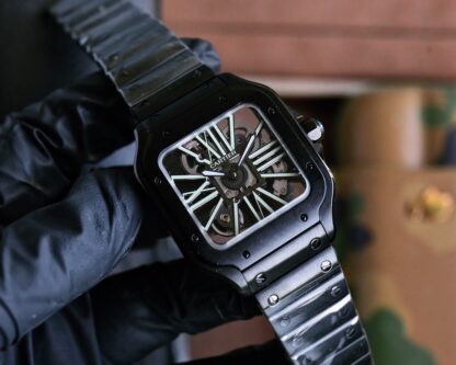 Cartier Santos Skeleton Series Mechanical Watch - Image 2