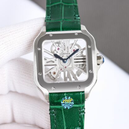 Cartier Santos Skeleton Series Mechanical Watch - Image 2