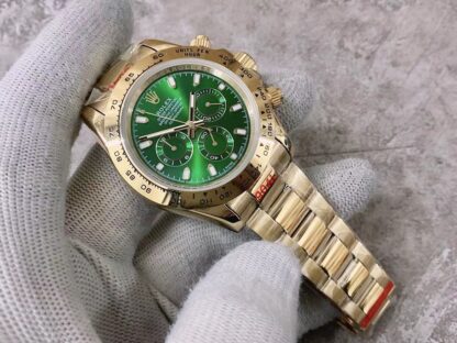 Rolex Daytona with all-gold green dial - Image 2