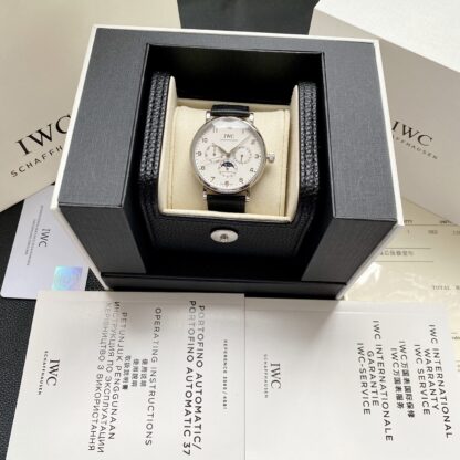 IWC Portuguese series multi-function moon phase 6-pin watch - Image 2
