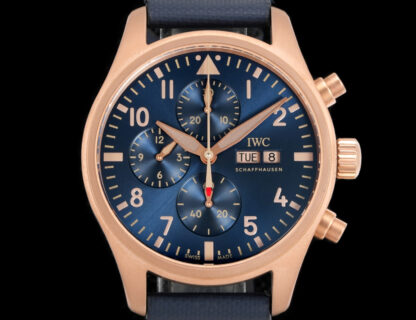 IWC Bronze Gold Chronograph Spitfire Series Watch - Image 2