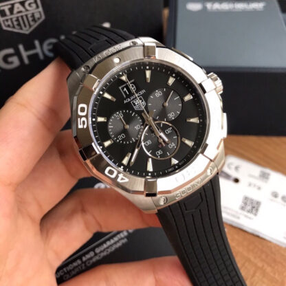TAGHeuer Aquaracer Series Quartz Chronograph Men's Watch - Image 2