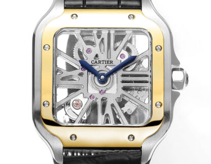 Cartier Santos hollow steel belt series mechanical watch