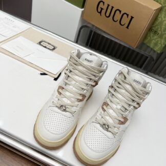 Gucci high and low top distressed sneakers
