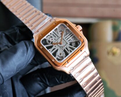 Cartier Santos Skeleton Series Mechanical Watch - Image 2