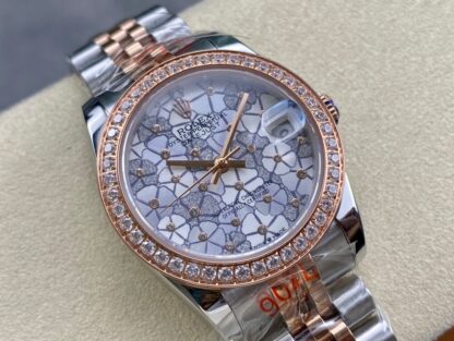Rolex women's model with single calendar and chronograph, 31mm diameter - Image 2