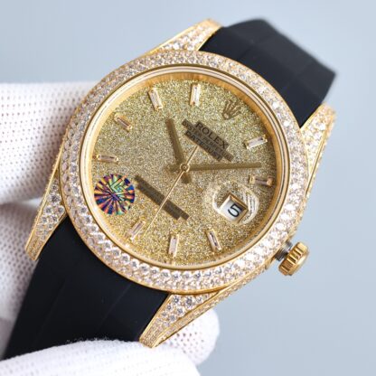Rolex Logbook with full diamond trim, 41mm diameter - Image 7