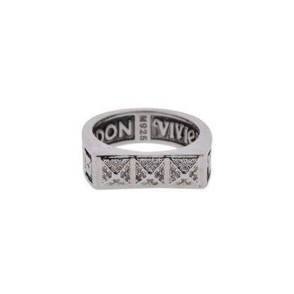 Vivienne Westwood Square Vintage Letter Ring - Image 2