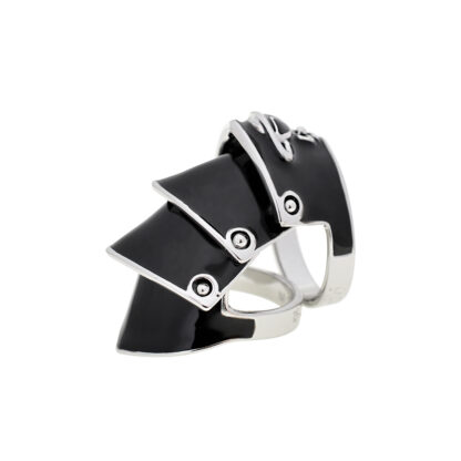 Vivienne Westwood lacquered four-section ring - Image 2