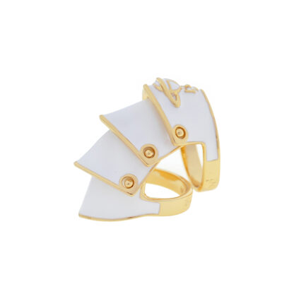 Vivienne Westwood lacquered four-section ring - Image 2