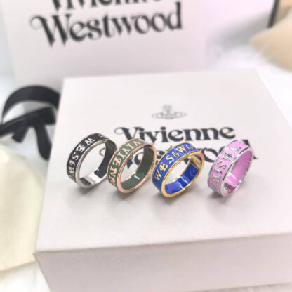 Vivienne Westwood lacquered letter ring - Image 2