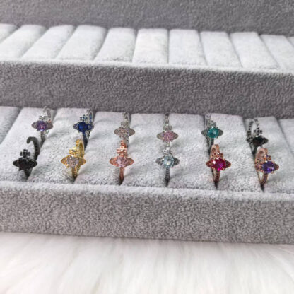 Vivienne Westwood Diamond Saturn Orbit Ring - Image 2