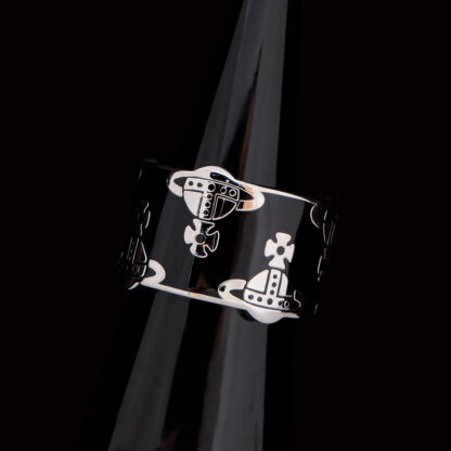 Vivienne Westwood Upper and Lower Saturn Lacquer Ring - Image 2