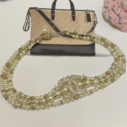 Chanel Multi-layer Pearl Necklace - Image 3