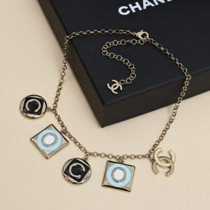 Chanel multi-element rhinestone necklace - Image 2