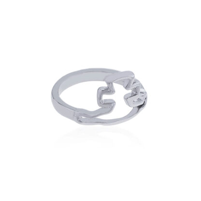 Vivienne Westwood Line Hollow Saturn Ring - Image 2