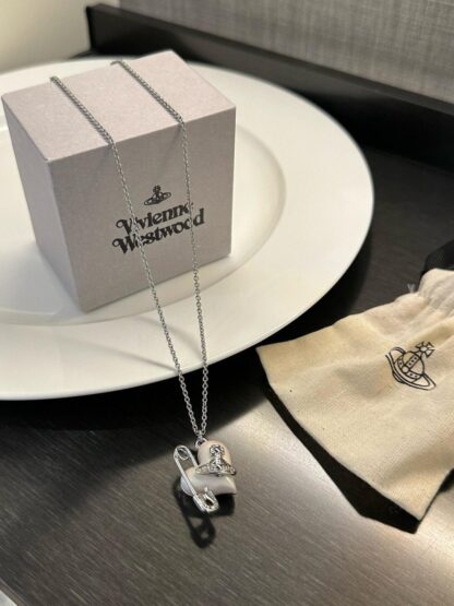 Vivienne Westwood heart pin necklace - Image 2