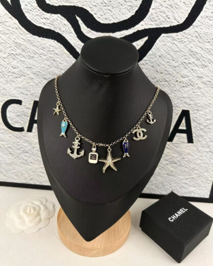 Chanel Ocean Series Multi-element Necklace - Image 2
