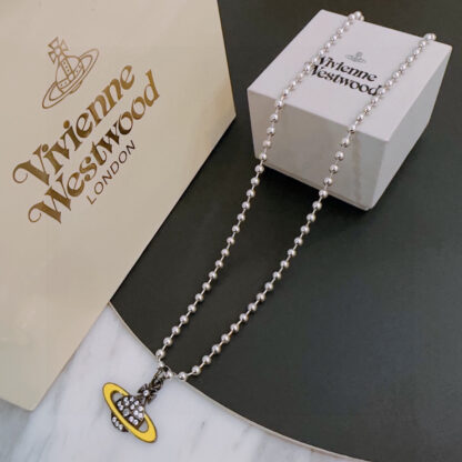 Vivienne Westwood classic large Saturn necklace unisex - Image 2