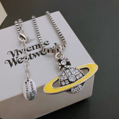 Vivienne Westwood classic large Saturn necklace unisex - Image 2