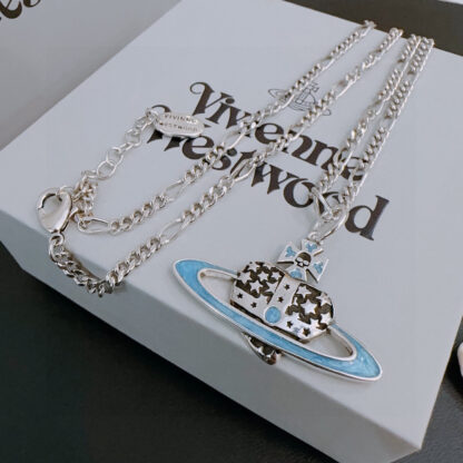 Vivienne Westwood classic large Saturn necklace unisex - Image 2