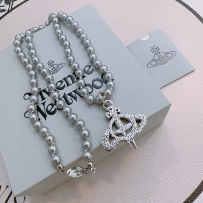Vivienne Westwood classic large Saturn necklace unisex - Image 2