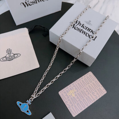 Vivienne Westwood classic large Saturn necklace unisex - Image 2