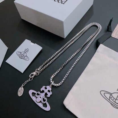 Vivienne Westwood classic large Saturn necklace unisex - Image 2