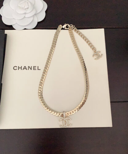 Chanel Metal Chain Necklace - Image 3