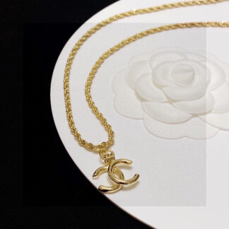 Chanel Classic Gold Pendant Necklace