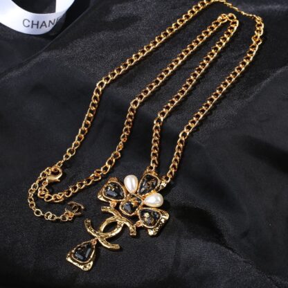 Chanel classic fashion pendant versatile necklace - Image 2