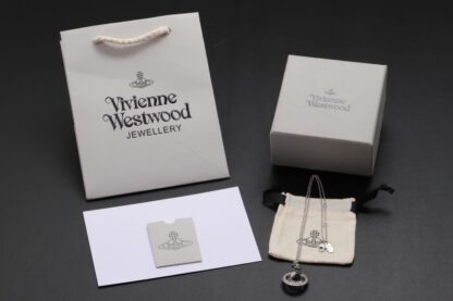 Vivienne Westwood three-dimensional transparent Saturn necklace - Image 2