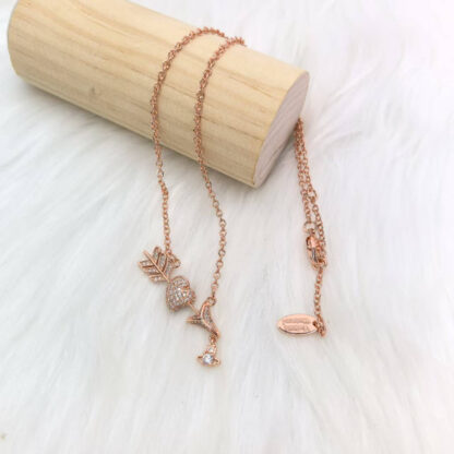 Vivienne Westwood Cupid Saturn necklace with diamonds - Image 2