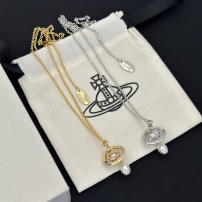Vivienne Westwood Planet Drop Necklace - Image 2