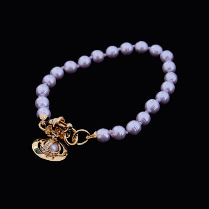 Vivienne Westwood Baroque Layered Pearl Bracelet - Image 2