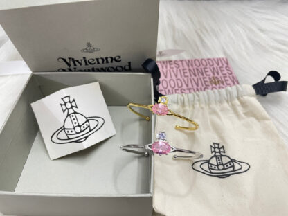Vivienne Westwood Dreamcatcher Pink Amethyst Bracelet - Image 2