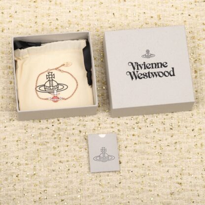 Vivienne Westwood Colorful Semi-translucent Enamel Saturn Bracelet - Image 2