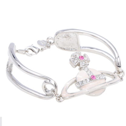 Vivienne Westwood Pink Earth Star Bracelet - Image 2